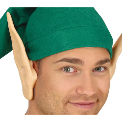 Elfské uši, béžový latex, dlhé